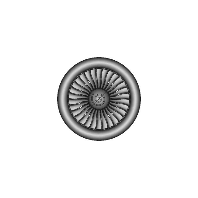 Detailed 3D Model of V2 Engine for CAD Projects