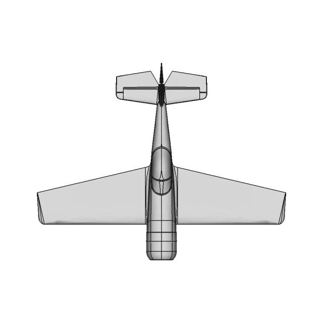 Fixed Pitch 2.2 Meter Diameter Propeller with Aircraft Nose