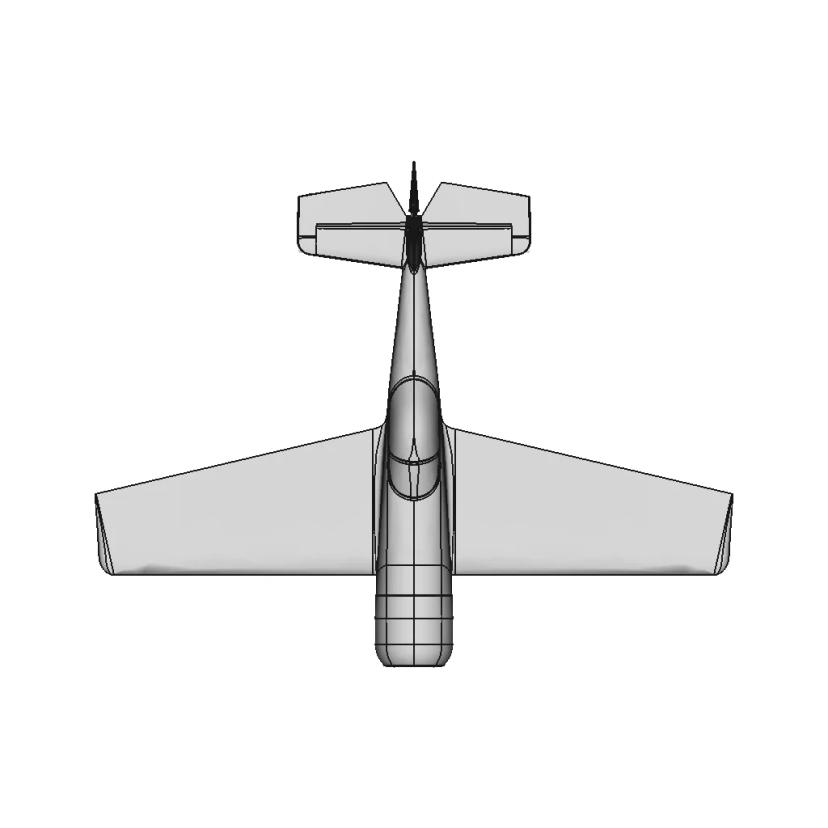 Fixed Pitch 2.2 Meter Diameter Propeller with Aircraft Nose