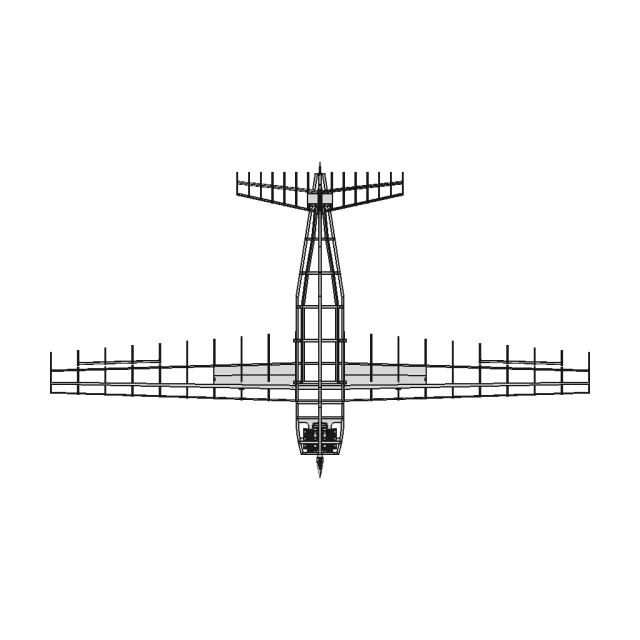 F4U Vought Corsair Aircraft 3D Model