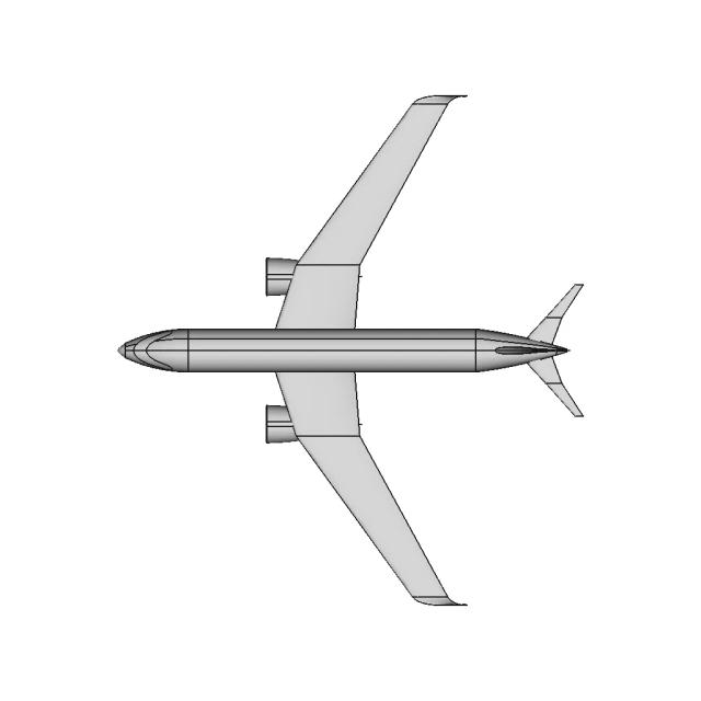 Laser Cut Wooden Toy Plane Model