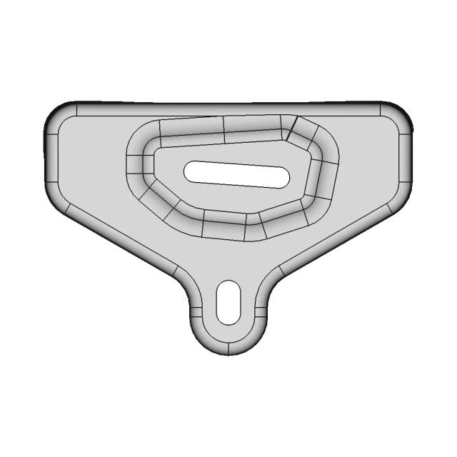 Front Hood Closure System for Vehicle Body Attachment