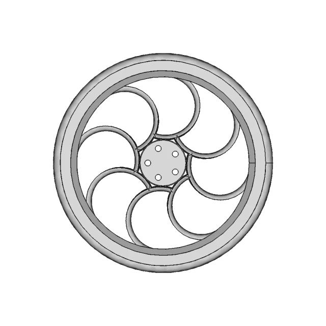 High-Quality Car Wheel CAD Model