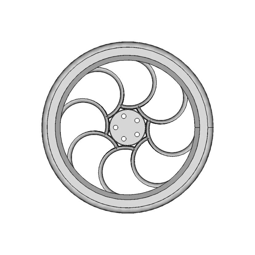 High-Quality Car Wheel CAD Model