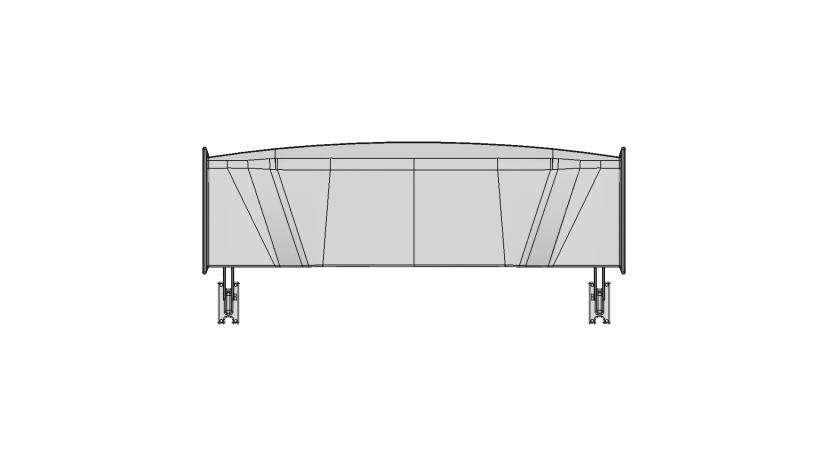 High-Performance Automotive Rear Wing | CAD Model