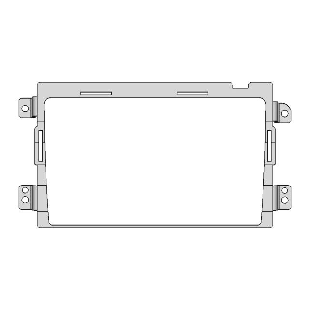 Honda Ridgeline 9-Inch Navigation Frame CAD Model