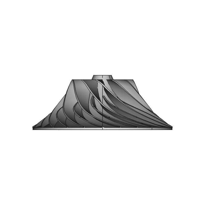 Turbine and Pump Impeller CAD Model