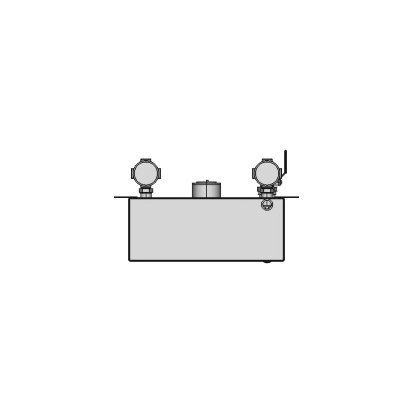 Compact Industrial Diesel Engine Fuel Storage Tank