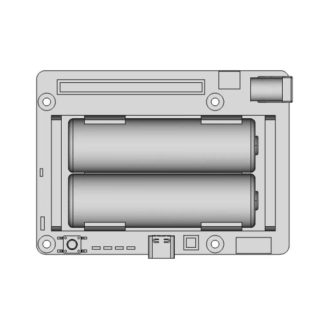 Raspberry Pi UPS Module Geekworm X728 V2.0 CAD Model