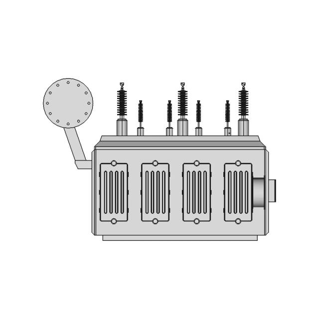 High Voltage Power Transformer CAD Model