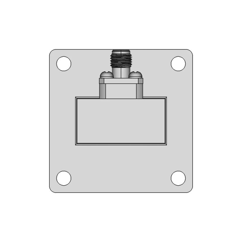 Waveguide to Coaxial Adapter HD-100WCASKPA 8.2-12.4GHz