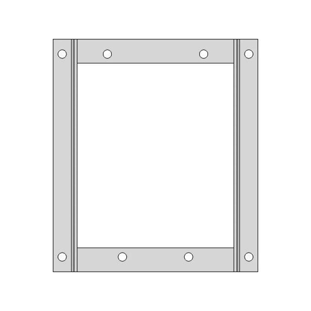 Base Frame for Dayton PTO Generator Model 6NN44