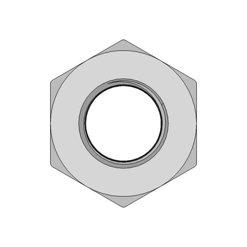 Brass Reducing Threaded Bushing with 3/4" Male and 3/8" Female Pipe Threads