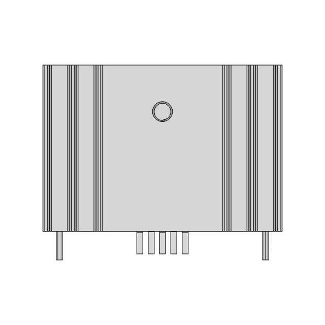 Compact Heat Sink for Audio Amplifiers TDA2050, TDA2030, TDA2003