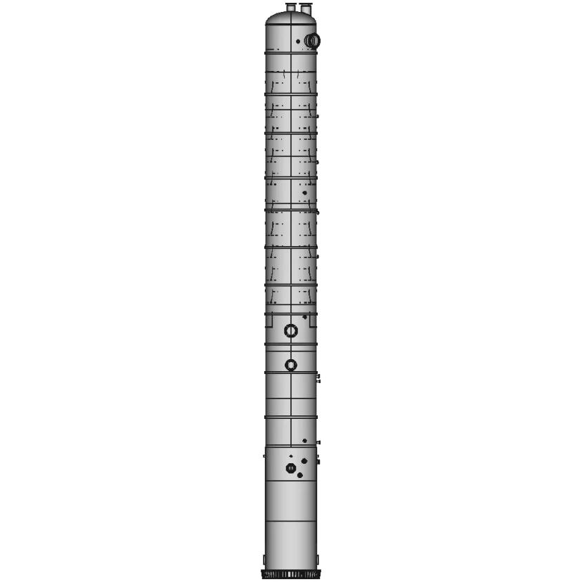 Detailed Distillation Tower Model with Stress Analysis for Oil and Gas Refinery