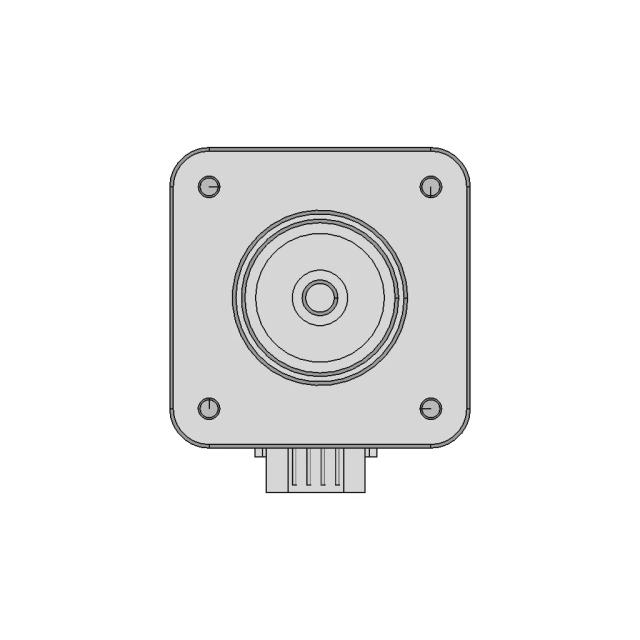 MINEBEA NEMA 17 Stepper Motor Model with 38.5mm Length and 5mm Shaft