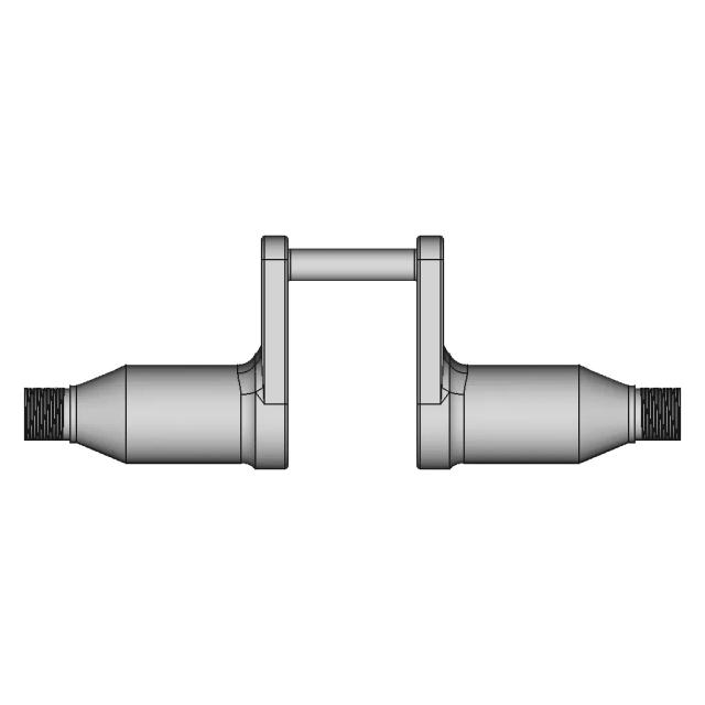 Crankshaft CAD Model for Engine Component Design