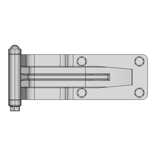 Side Door Hinge for Industrial and Commercial Applications