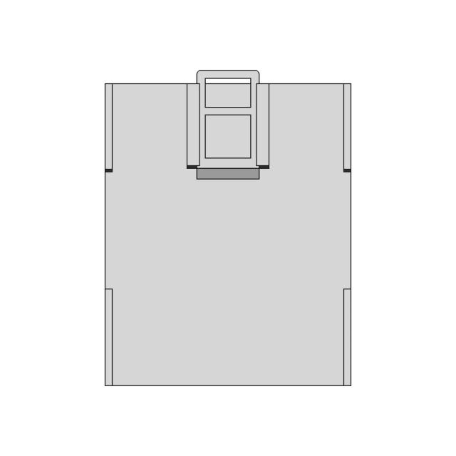 3D Model of ABB kWh Meter with Detailed Measurements