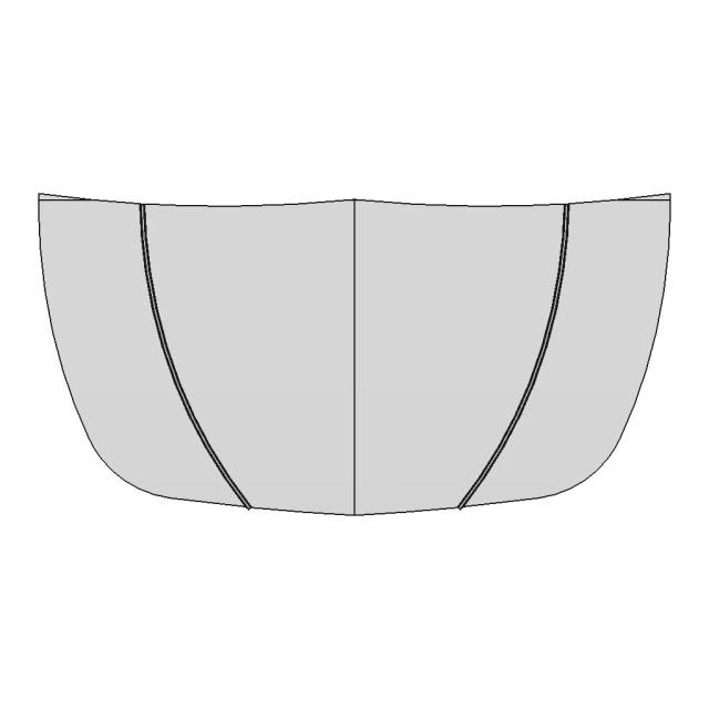 Car Hood Outer Panel Designed with CATIA