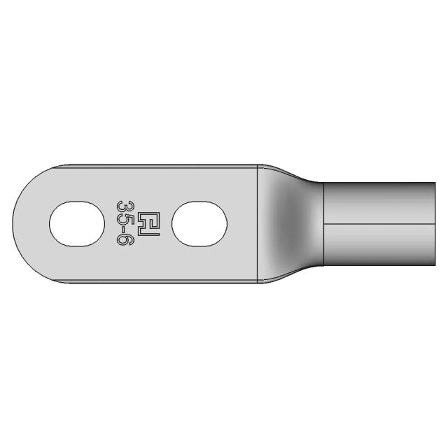 35mm² Cable Lug with Dual Slotted Flange Holes