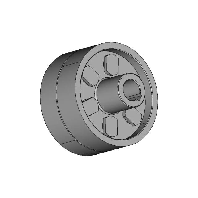 Flexible Pin Clutch with 30 mm Shaft Diameter