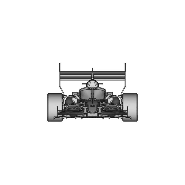 High-Performance Open-Wheel Racing Car Model Inspired by Formula One Design