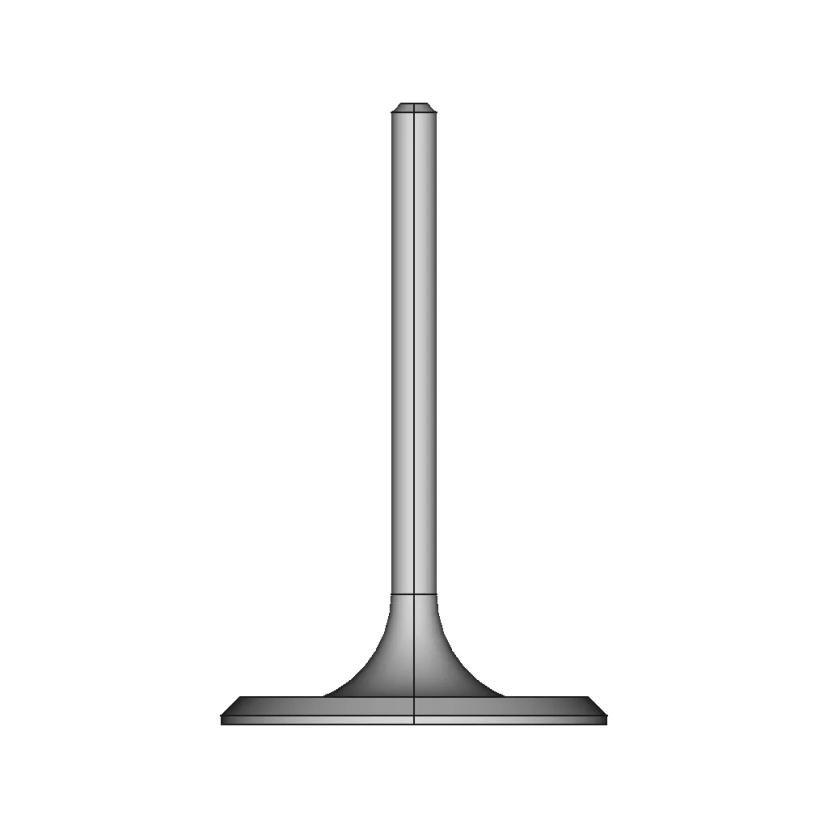 V6 Engine Valve CAD Model