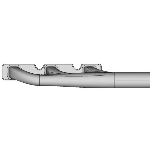 V6 Engine Exhaust Manifold CAD Model