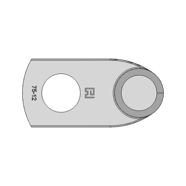 90 Degree Angle Cable Lug for 75 sqmm Cable