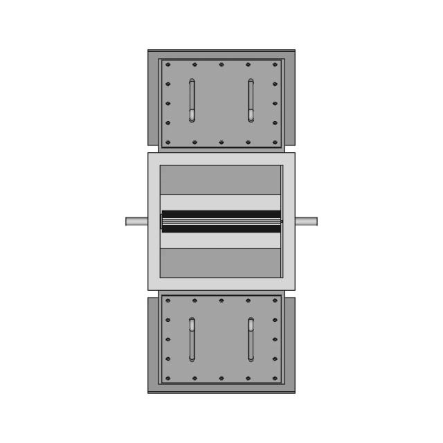 Duct Flap Gate System CAD Model for Industrial Applications