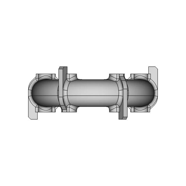Elastic Coupling with Bolted Flange Connection