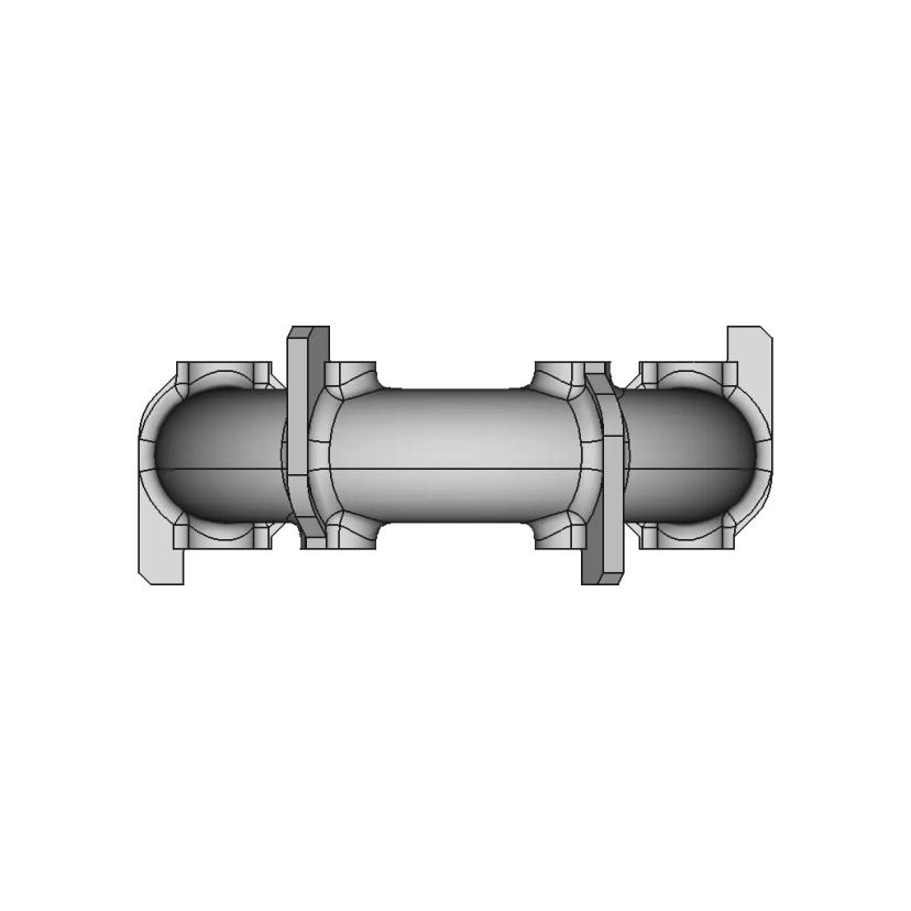 Elastic Coupling with Bolted Flange Connection