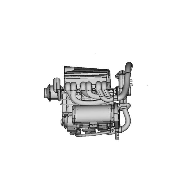 V6 Turbo Hybrid Engine 90 Degree 1.6L No Cam Design