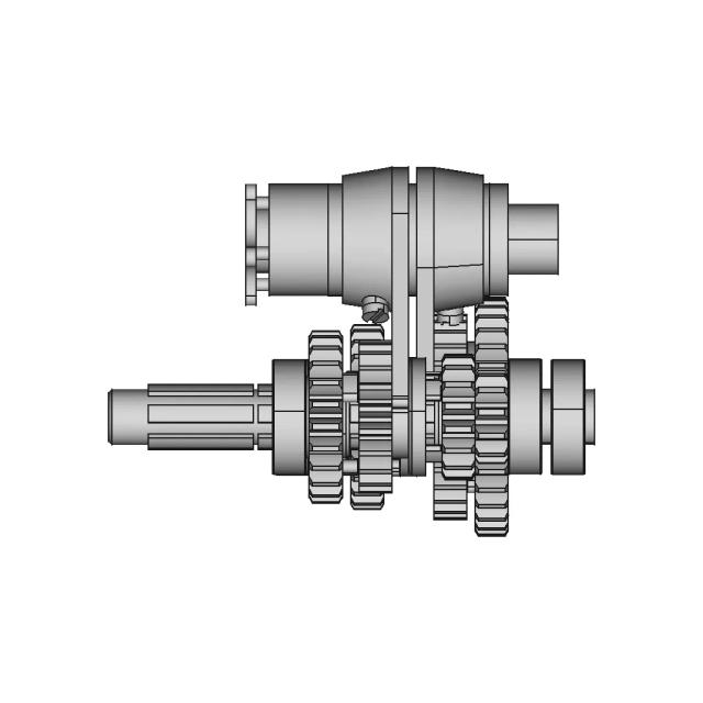 Honda C Series Transmission Gear Set with Detailed Gear Ratios