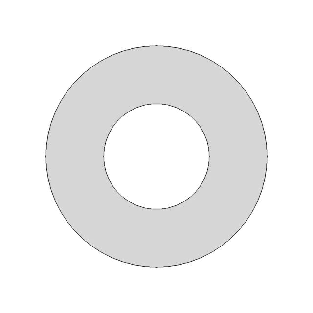 Plain Washer Sizes M3 to M39 for Mechanical Assemblies