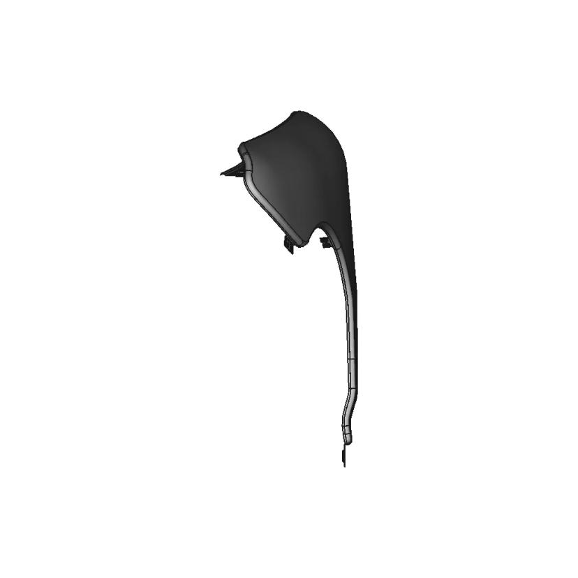 Automotive Fender with Integrated Mounting Areas and Engineering Features