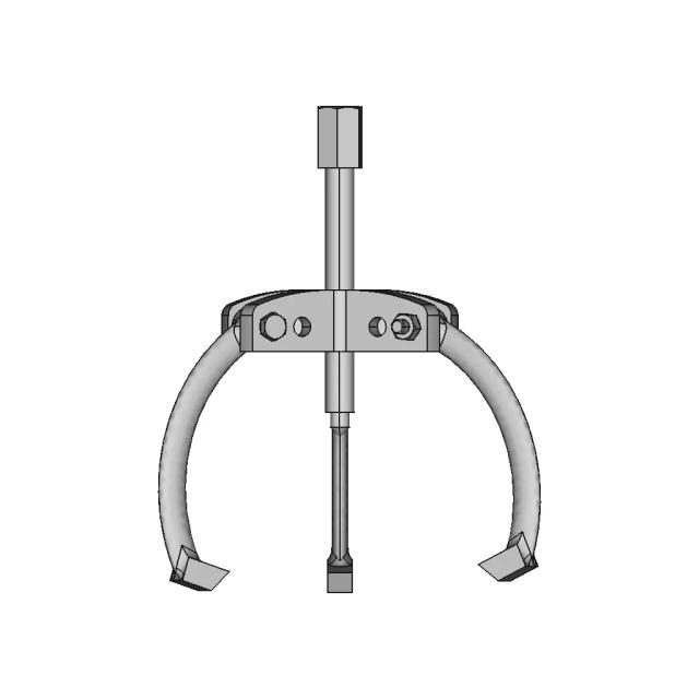 Mechanical Puller Tool for Removing Seized Parts on Shafts and Housings