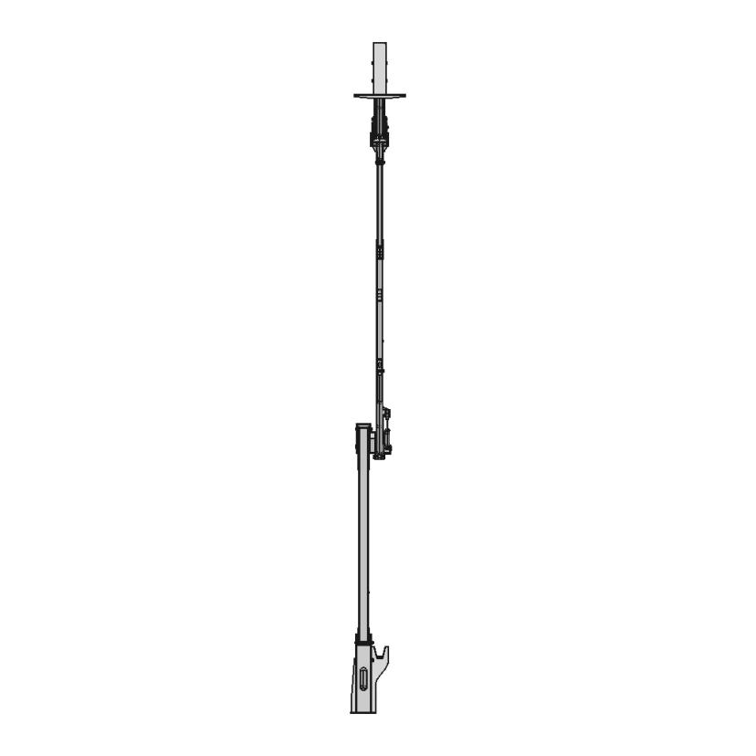 Telescopic Sky Lift Man Lifter CAD Model
