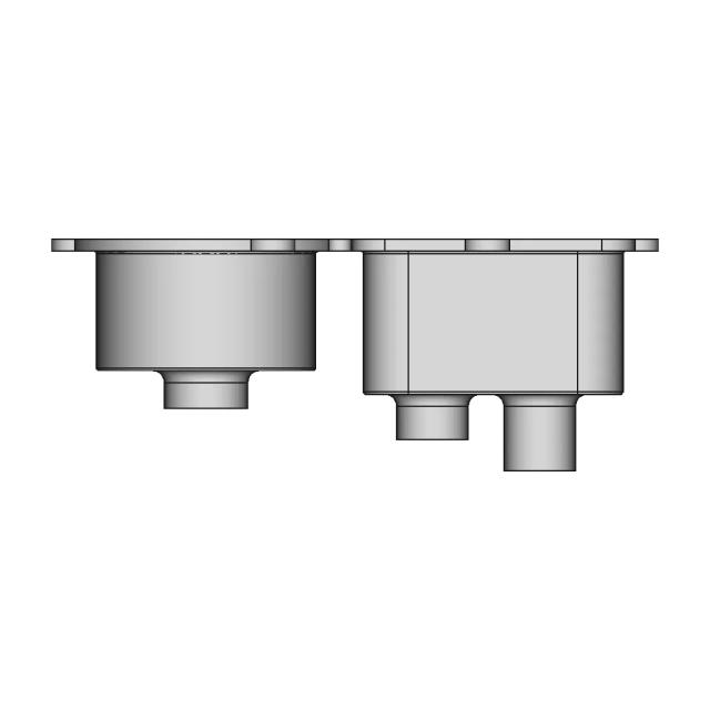 3D Modeled Mechanical Component with Rendered Visualization