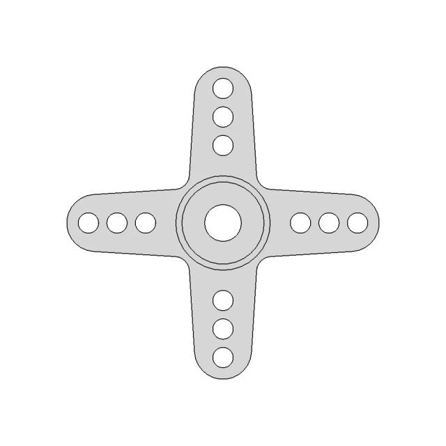 Skyholic HDS-577 Mini Digital Metal Gear Servo with Cross Type Plastic Horn