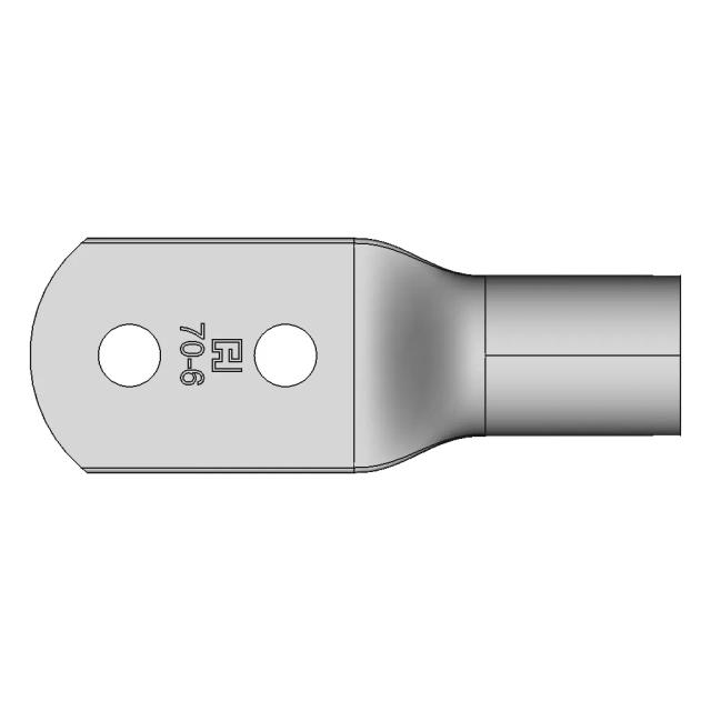 70 sqmm Cable Lug with Dual Flange Holes