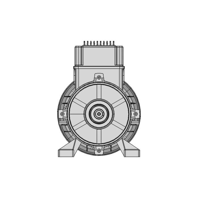 Induction Asynchronous Motor MEC63 with Aluminium Case