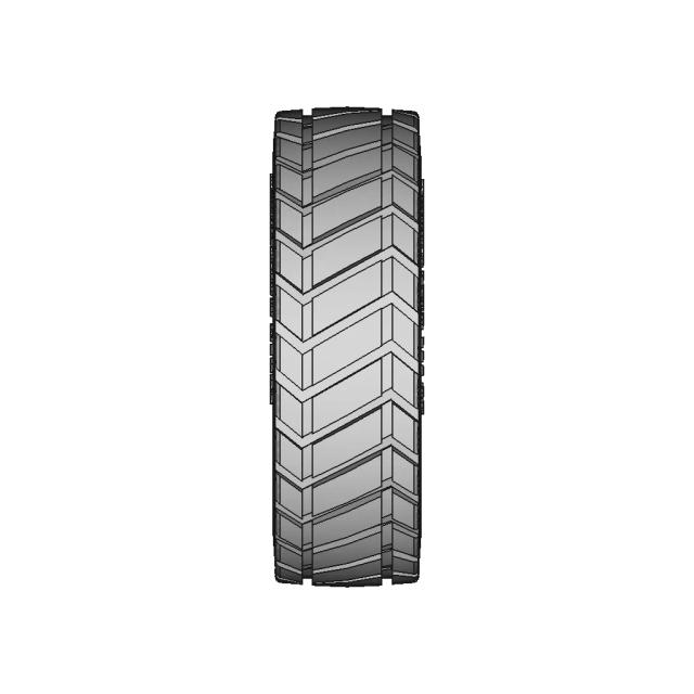 Agricultural Tire 5.00-8 with 3.00-8 Metal Sheet Rim
