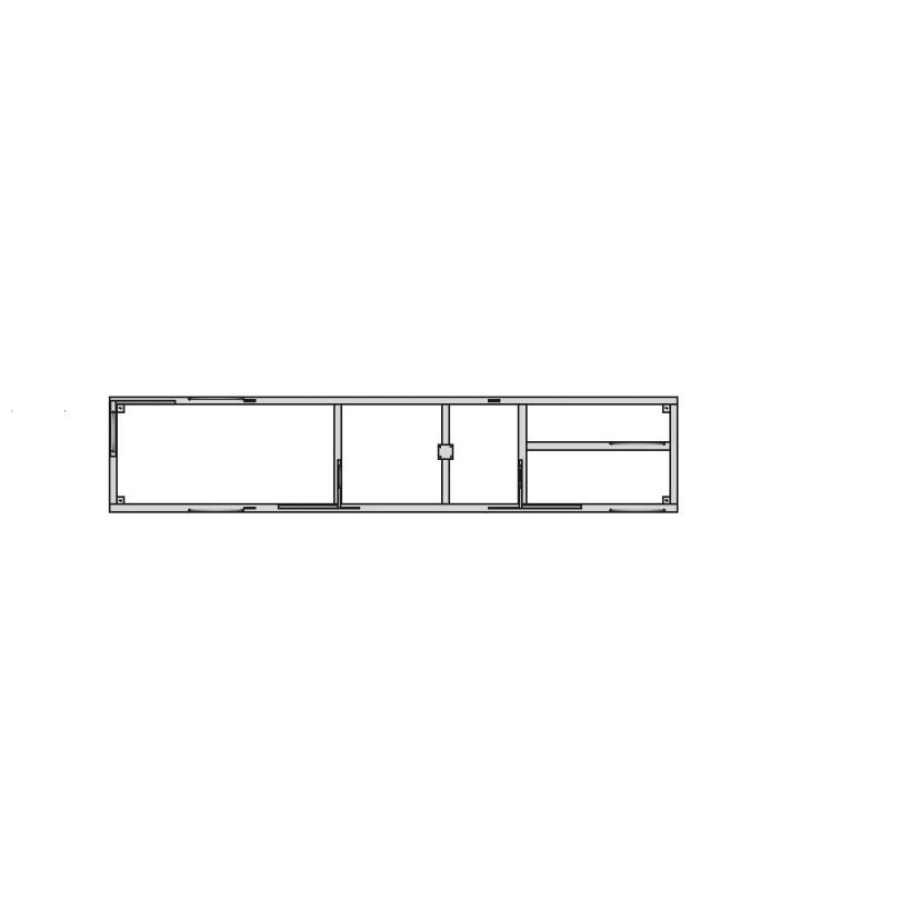 Metal Carpentry Frame for Gas Pipe Support