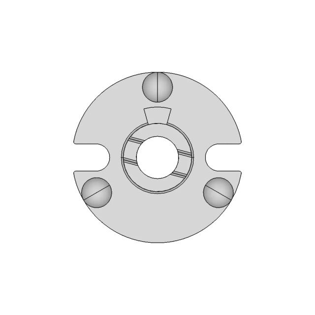 Range Rover Classic 1992-1994 Rear Hatch Central Locking Barrel CAD Model