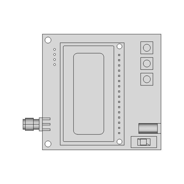 RF Power Meter 0.1-600 MHz with -75 dBm to +16 dBm Range