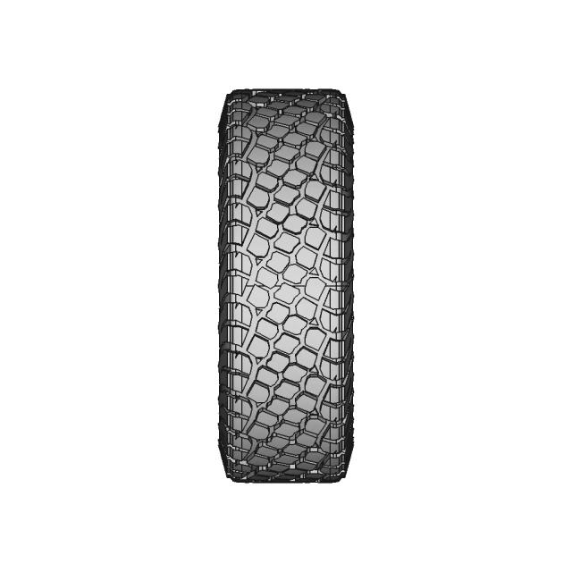 40x12.5r17 BF Goodrich KR3 Race Tire CAD Model