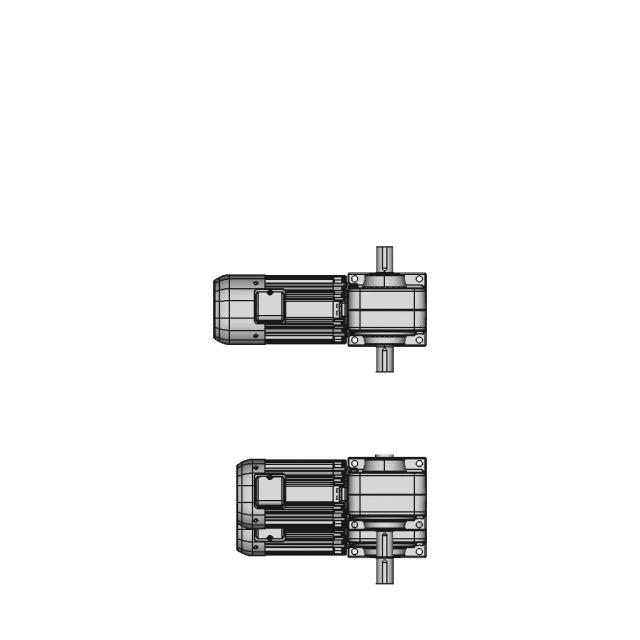 2.2kW Worm Gear Motor Series GV SHYP by Mitsubishi Electric