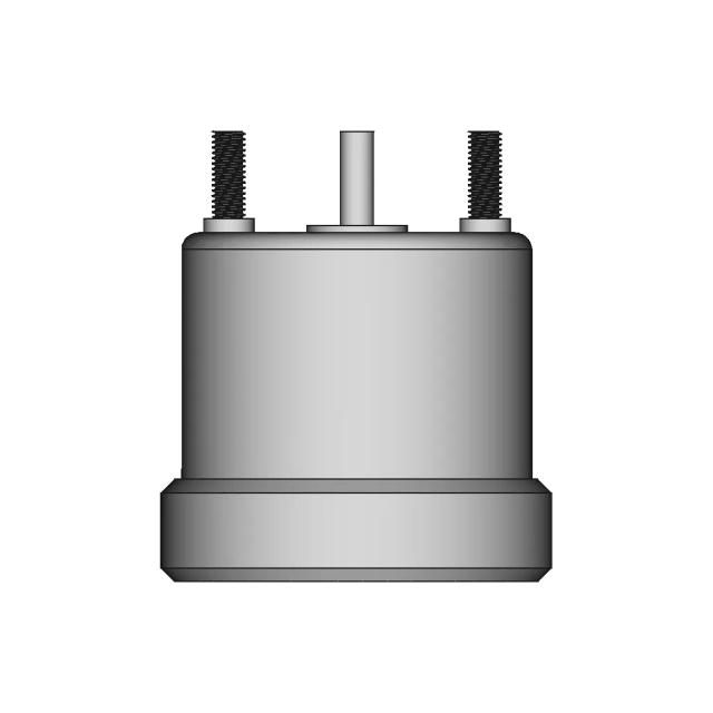 Temperature Gauge Model with Visual Temperature Indicator